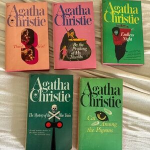 Agatha Christie lot vintage 1960s/70s endless night poirot